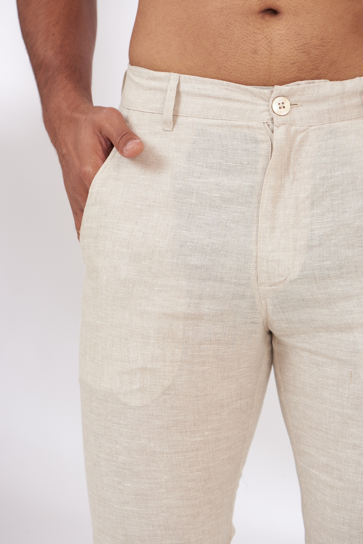 Soft Beige Men's Tall Carman Tapered Fit Chino Pant | American Tall